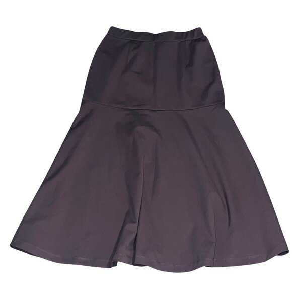 Halara High Waisted Midi Casual Work Cargo Skirt Sz XS Brown Stretch - Picture 12 of 13